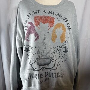 Gray Hocus Pocus Graphic‎ Sweatshirt Women’s Size XXXL (21)